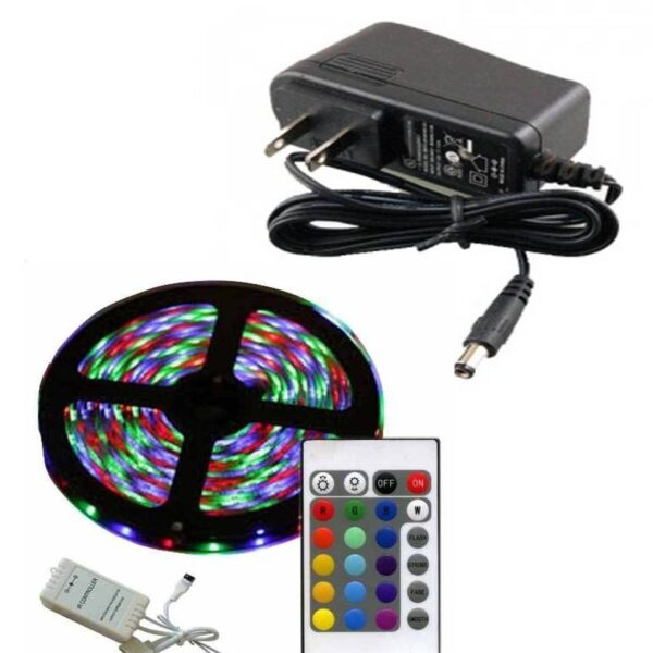 KIT Cinta led multicolor ip20, 3528, stripe RGB rk