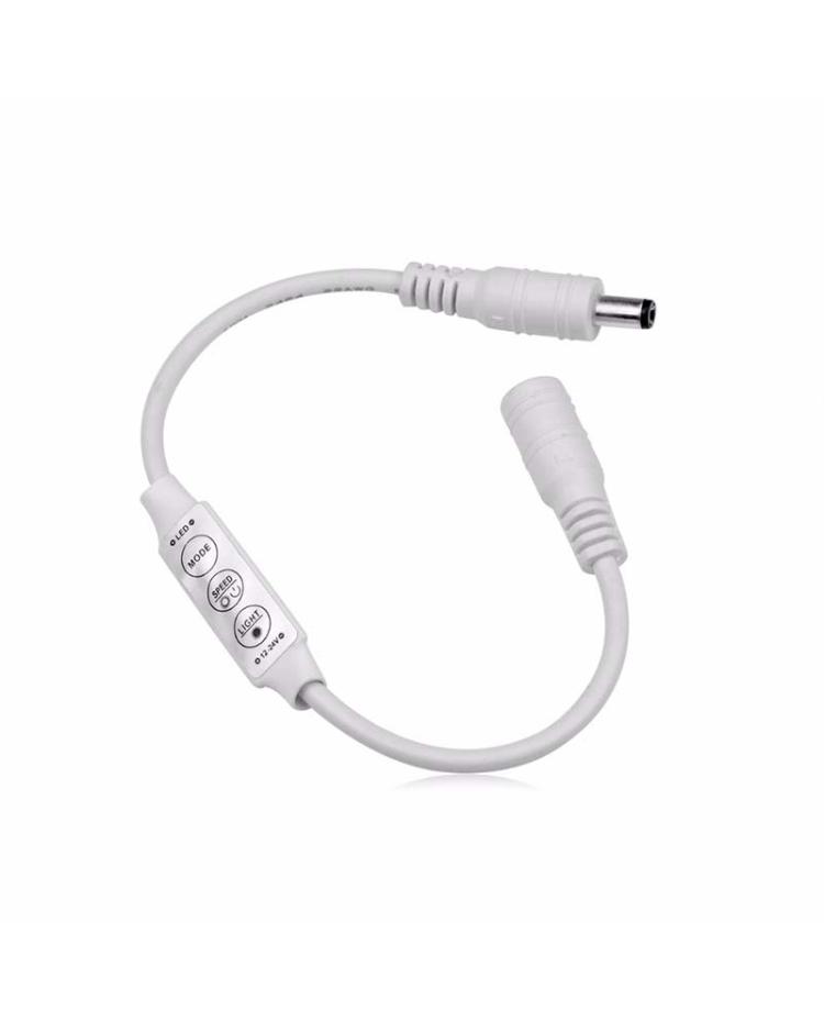 Control de cinta conector (neon) directo en cable con conector
