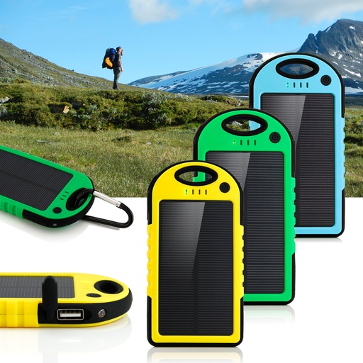 [4701] Power Bank 5000 mha solar